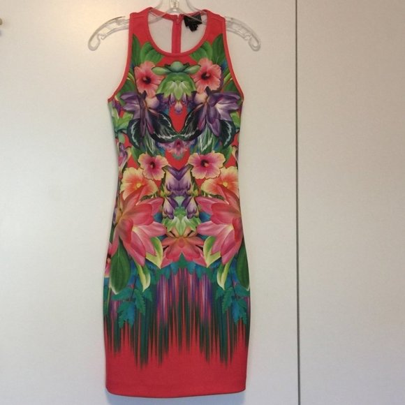 LAUNDRY BY SHELLI SEGAL Print Neoprene Sheath Dres - Picture 5 of 8